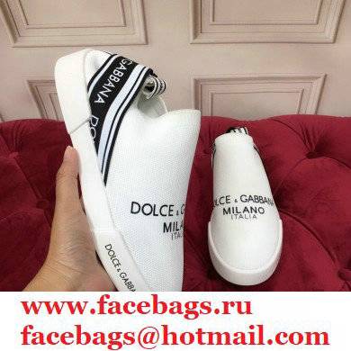 Dolce & Gabbana Slip On Sneakers with Logo 07 2021